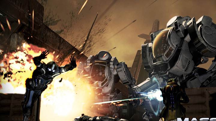Mass Effect 3 Robots Are Attacking